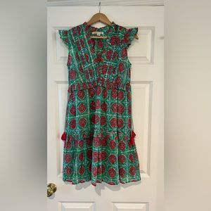 Banjanan Tiered Cotton Floral Dress Size XS